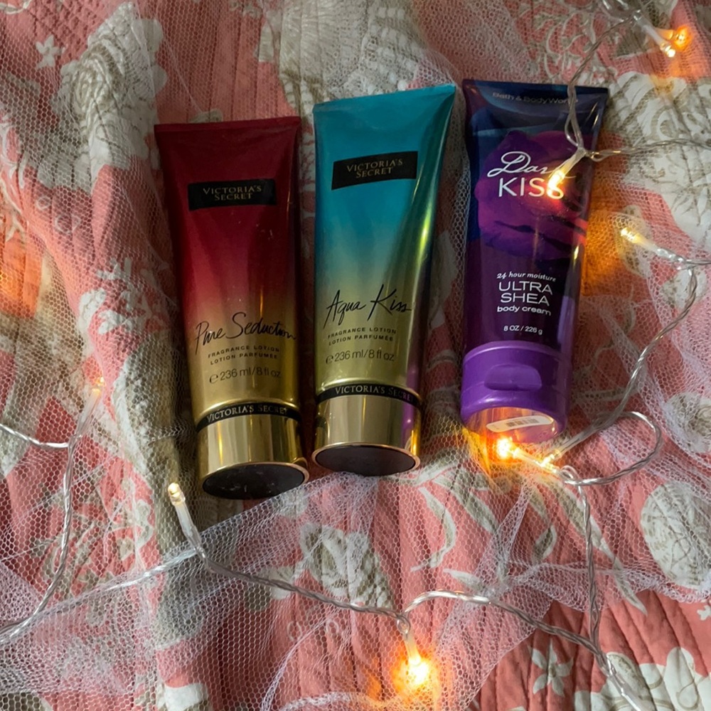 3 body creams!